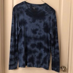 Men’s medium long sleeve tie dyed shirt